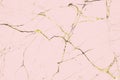 Close up of pink marble texture background Royalty Free Stock Photo
