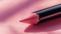 Close up of pink lipliner Royalty Free Stock Photo