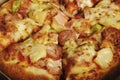 Close up of pizza in box Royalty Free Stock Photo