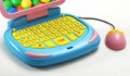 Close up Plastic Computer with Mouse Toy Royalty Free Stock Photo