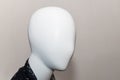 Close-up of a plastic mannequin head Royalty Free Stock Photo