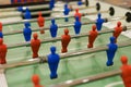 Plastic table football game Royalty Free Stock Photo