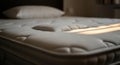 close up of a plush mattress with sunlight Royalty Free Stock Photo