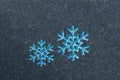 Snowflakes ingraved on stone surface Royalty Free Stock Photo