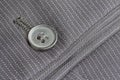 Close up pocket button on suit trousers