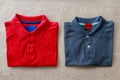 Close up polo shirts Royalty Free Stock Photo