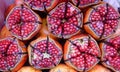Close-up of pomegranate fruits Royalty Free Stock Photo