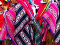 Poncho which is part of dress of indigenous people of Ecuador