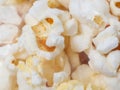 A close up of popcorn with yellow kernels Royalty Free Stock Photo