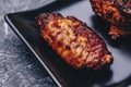 Close up of a portion of fried chicken