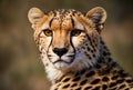 Close up portrait of African cheetah