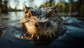 portrait of an alligator