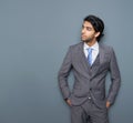 Close up portrait of an attractive young business man Royalty Free Stock Photo