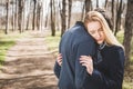 Close up portrait of attractive young couple Royalty Free Stock Photo