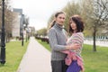 Close up portrait of attractive young couple Royalty Free Stock Photo