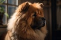 Close-up portrait of Chow Chow