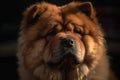 Close-up portrait of Chow Chow