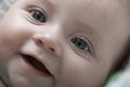 close up portrait of cute little baby Royalty Free Stock Photo