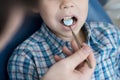 Child Visiting Dentist Closeup Royalty Free Stock Photo