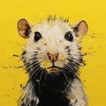 Close Up Portrait Of A Gerbil By Bernard Buffet And Other Artists