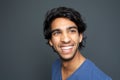 Close up portrait of a happy young man smiling Royalty Free Stock Photo