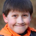 Close-up portrait of joyful boy Royalty Free Stock Photo