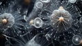 Godly Realistic Close Up Portrait Photograph With Alien Flowers