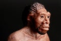 Close up portrait of a primitive man doll Royalty Free Stock Photo