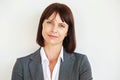 Close up portrait of serious business woman Royalty Free Stock Photo