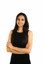 Close up portrait of a smiling Indian business woman Royalty Free Stock Photo