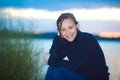 Close up portrait of Smiling Teen girl showing dental braces Royalty Free Stock Photo