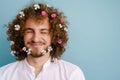 Close up portrait of a smiling young white man Royalty Free Stock Photo