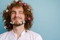 Close up portrait of a smiling young white man Royalty Free Stock Photo