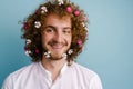 Close up portrait of a smiling young white man Royalty Free Stock Photo