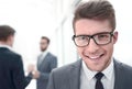 Close up.portrait of a successful young businessman Royalty Free Stock Photo