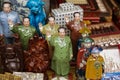 Close up of pottery Chairman Mao Royalty Free Stock Photo
