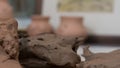 Clay art pots Royalty Free Stock Photo