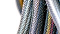 close up Power supply Wire macro photography Royalty Free Stock Photo