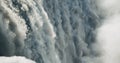Close up of powerful Dettifoss waterfall, Iceland, Europe Royalty Free Stock Photo