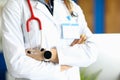 Doctor with stethoscope Royalty Free Stock Photo