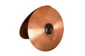 Close up of an prcussion cymbals Royalty Free Stock Photo