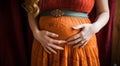 close-up of pregnant woman, cute pregnant woman, lonely pregnant woman, cute girl, close-up of pregnant girl