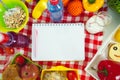 Close-up prepared by school lunches Royalty Free Stock Photo