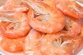 Close-up of prepared shrimps
