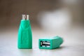 PS2 to USB converter Royalty Free Stock Photo
