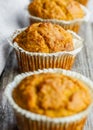 Close up of Pumpkin muffins