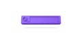 Close up purple empty minimal search bar icon and symbol mock up