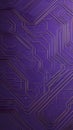 Close up of a Purple high tech circuit board background illustration. Royalty Free Stock Photo