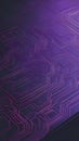 Close up of a Purple high tech circuit board background illustration. Royalty Free Stock Photo