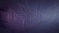 Close up of a Purple high tech circuit board background illustration. Royalty Free Stock Photo